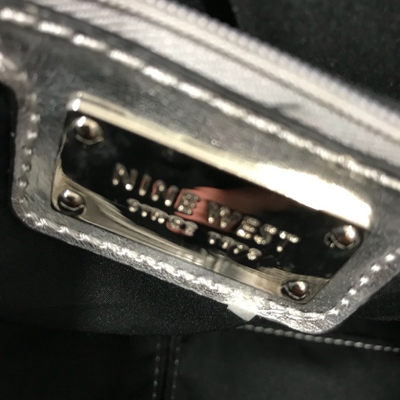 Nine West Silver tote bag glittery sequins - Picture 8 of 8